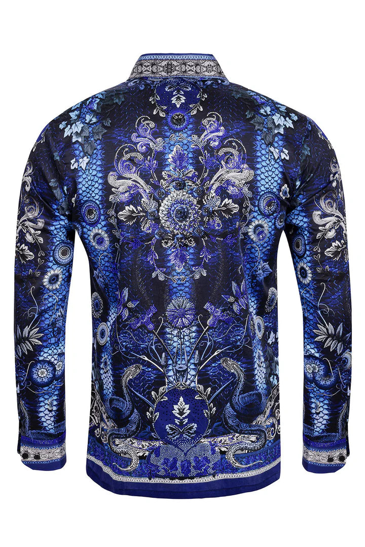 Lively Fancy Rhinestone Long Sleeve Shirt