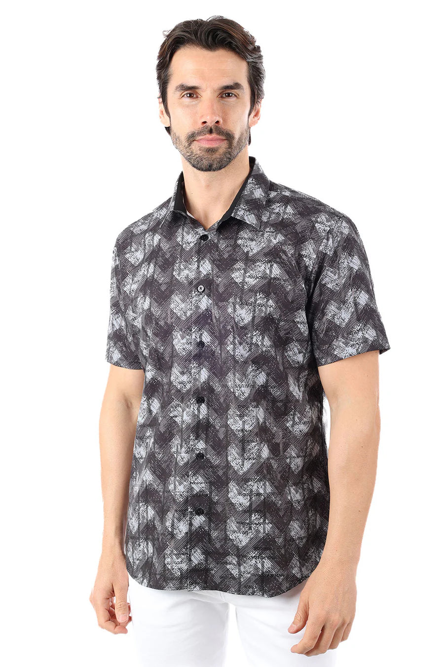 Printed Casual Short Sleeve Shirt