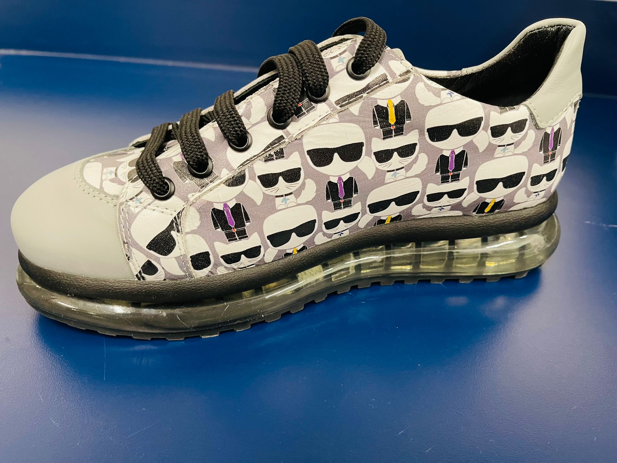 Black And Grey Tennis Shoes