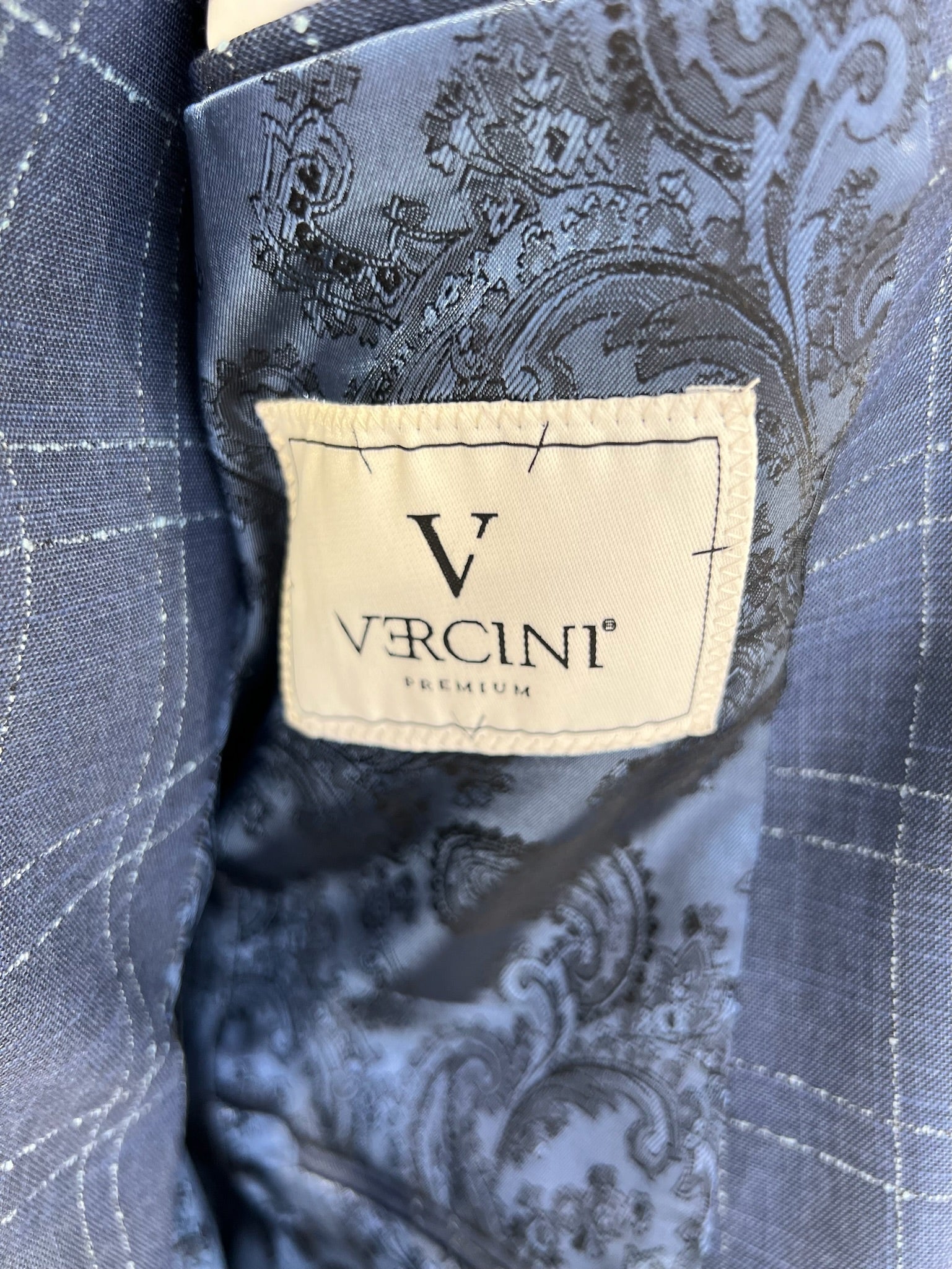 Plaid Slim-Fit Suit 3-Pieces