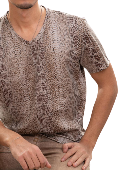 SNAKE SKIN T SHIRT