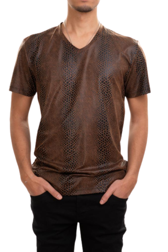 SNAKE SKIN T SHIRT