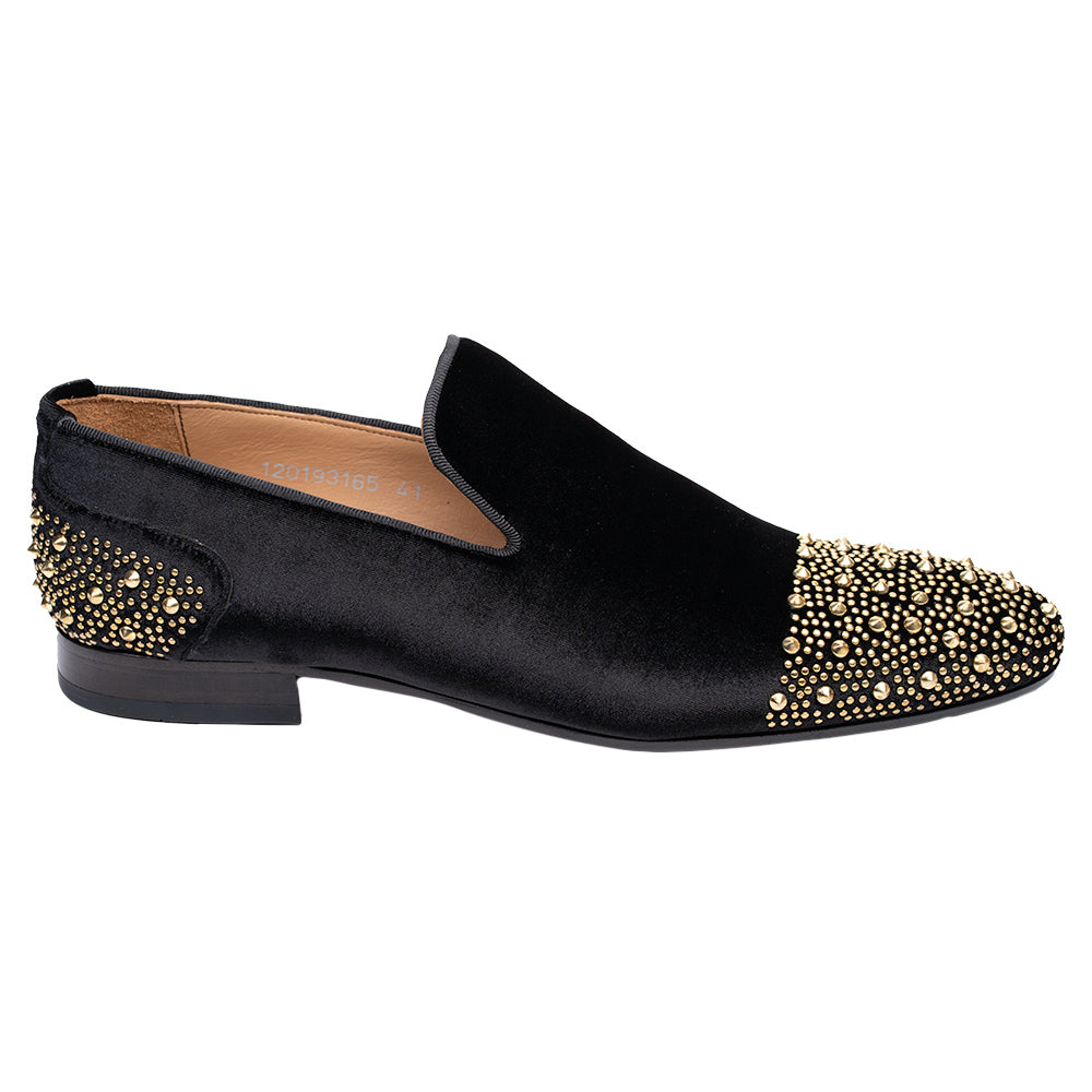 Black With Gold Spikes