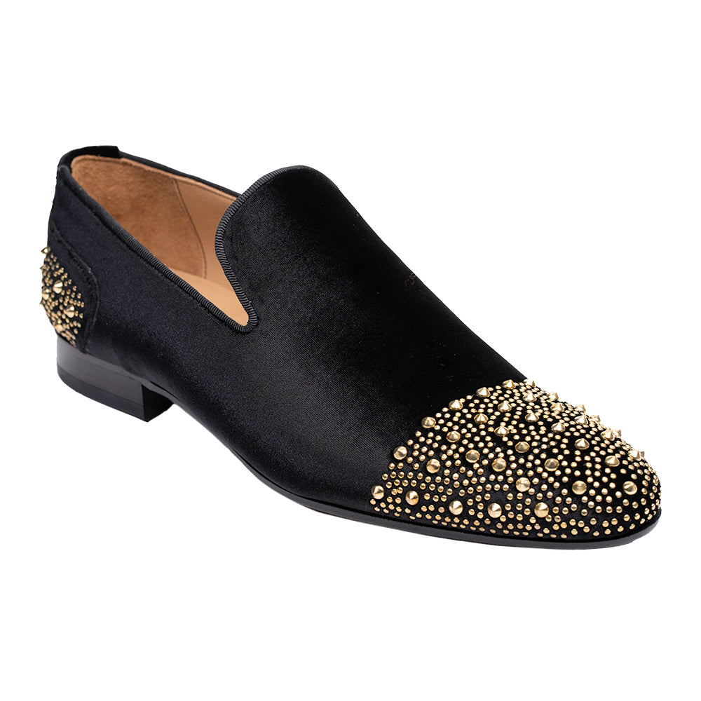 Black With Gold Spikes