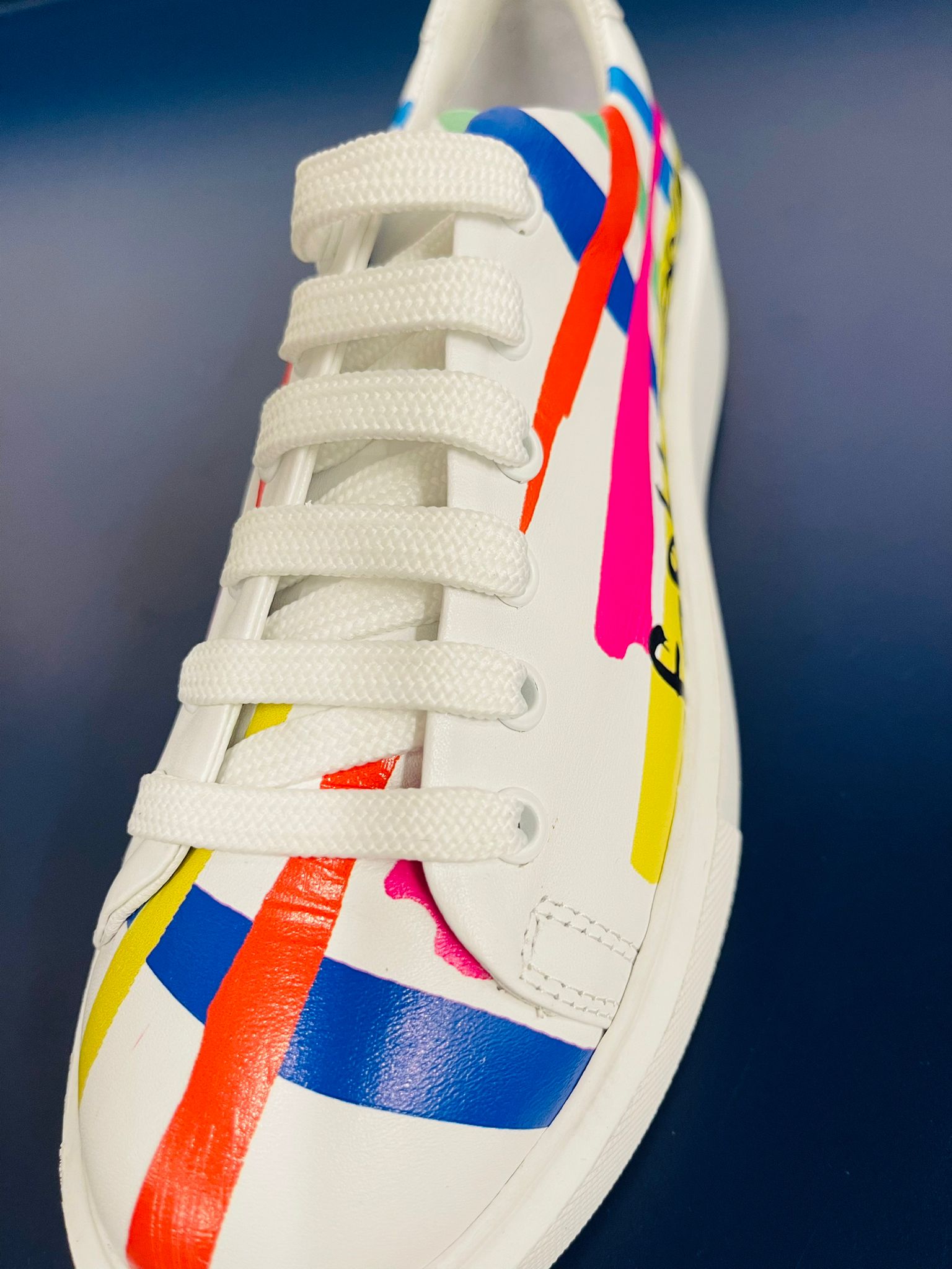 Multicolor Lace Up Sneaker