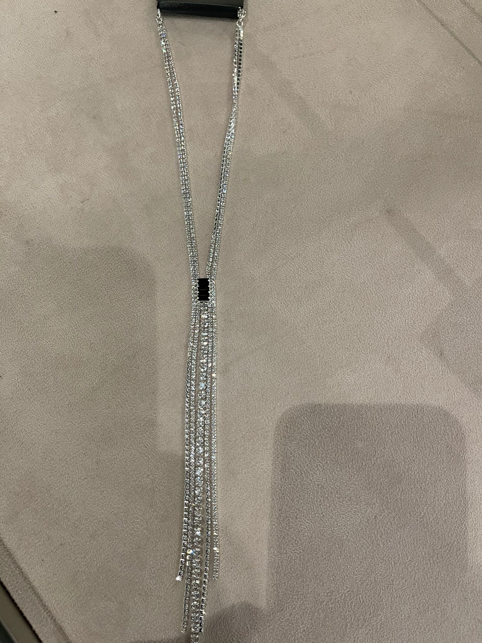 Cubic Zirconia Silver Necklace