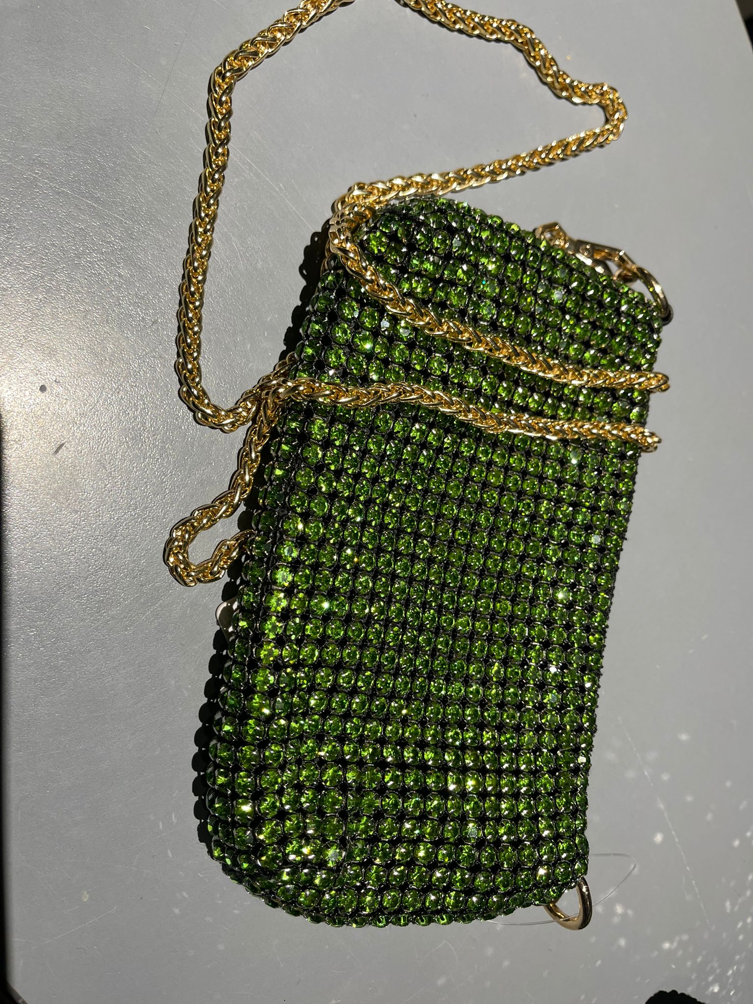 Rhinestone Crossbody Mini Bag