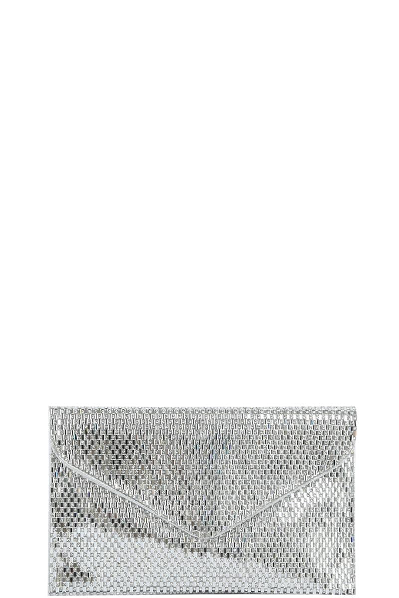 Fashion Shiny Texture Chain Crossbody Bag