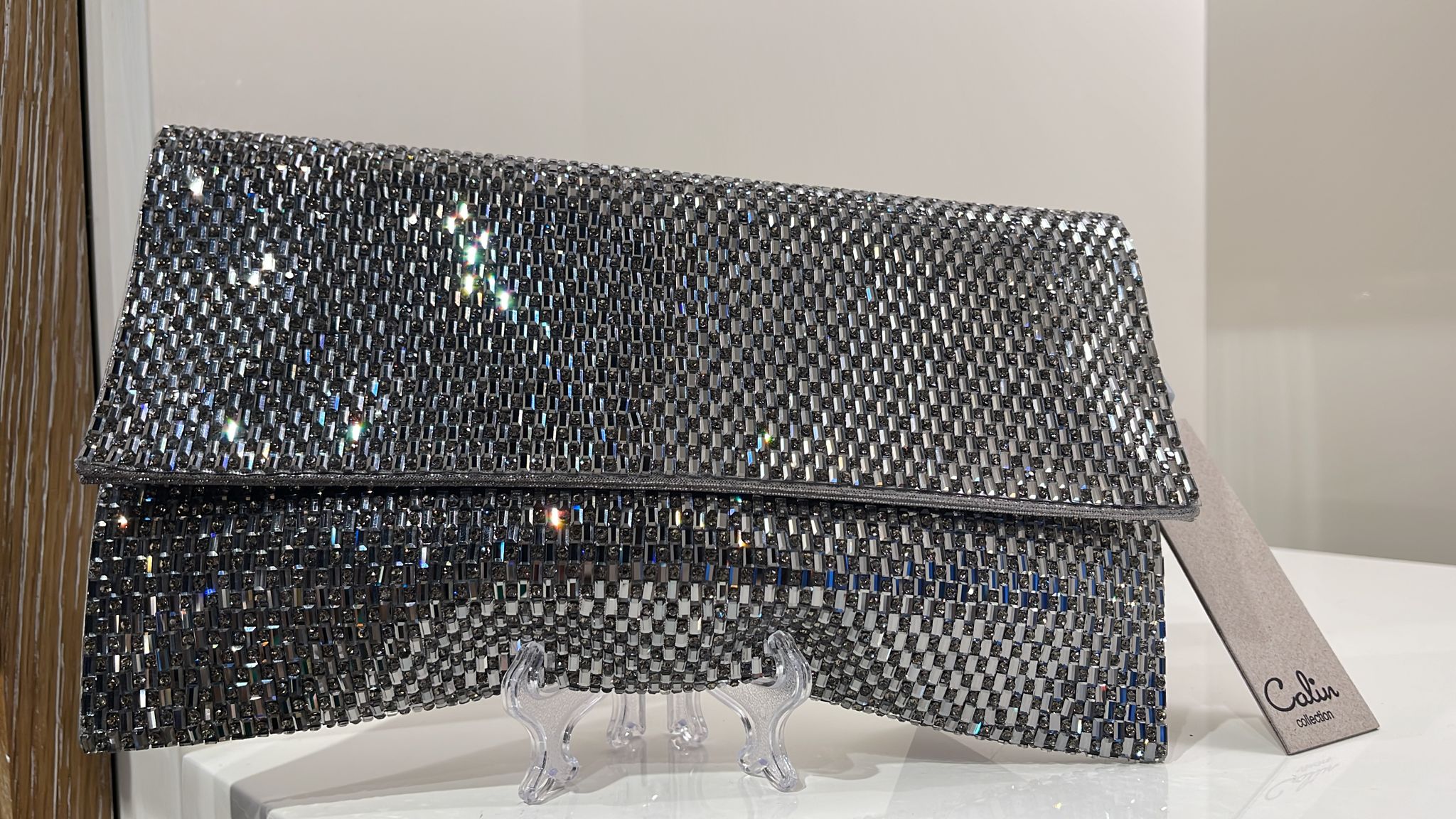 Fashion Shiny Texture Chain Crossbody Bag