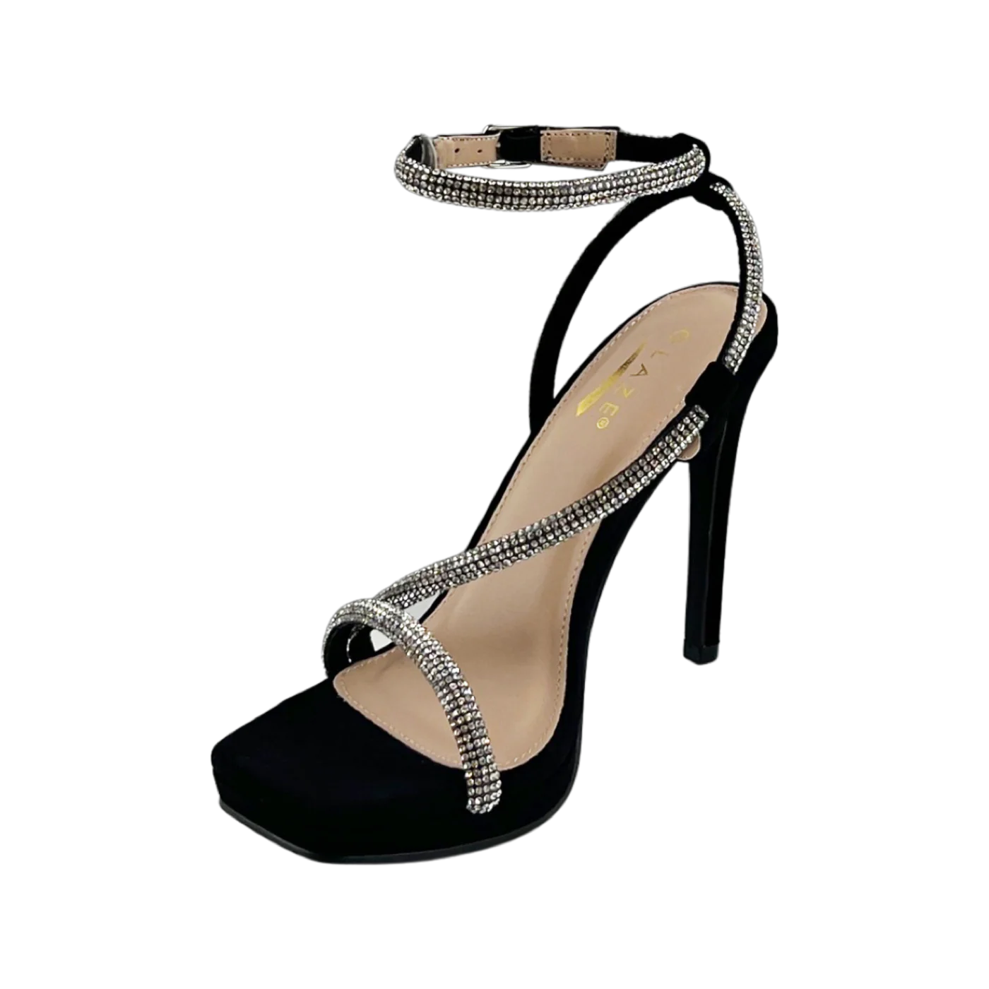 Rhinestone Stiletto Sandals