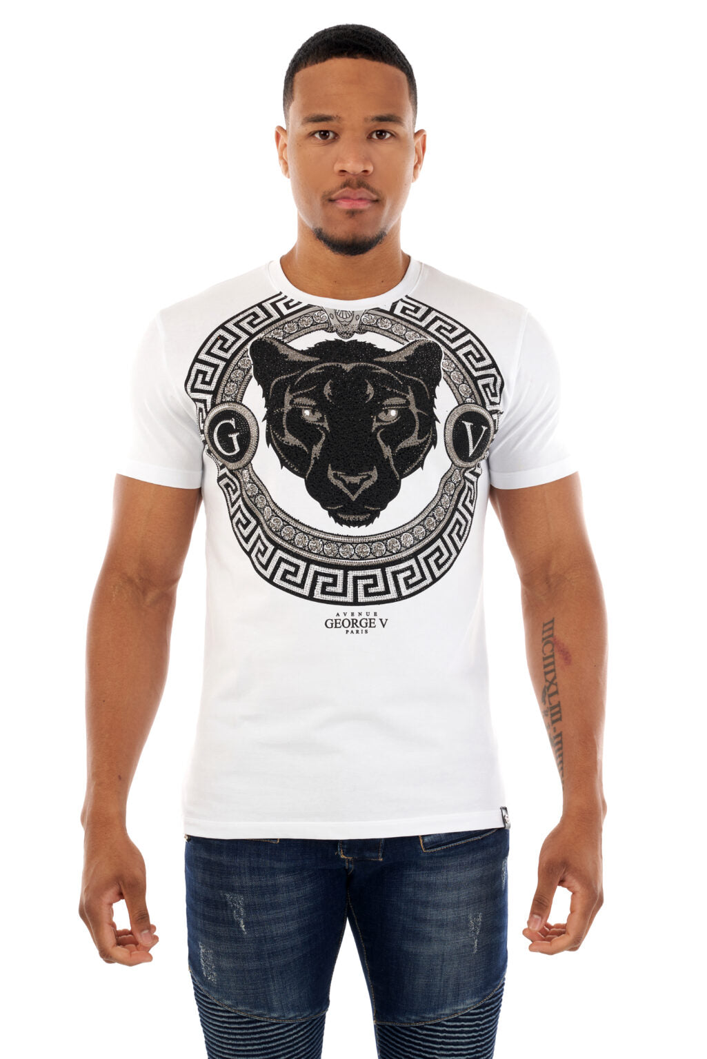 T-SHIRT GV BAROQUE PANTHER