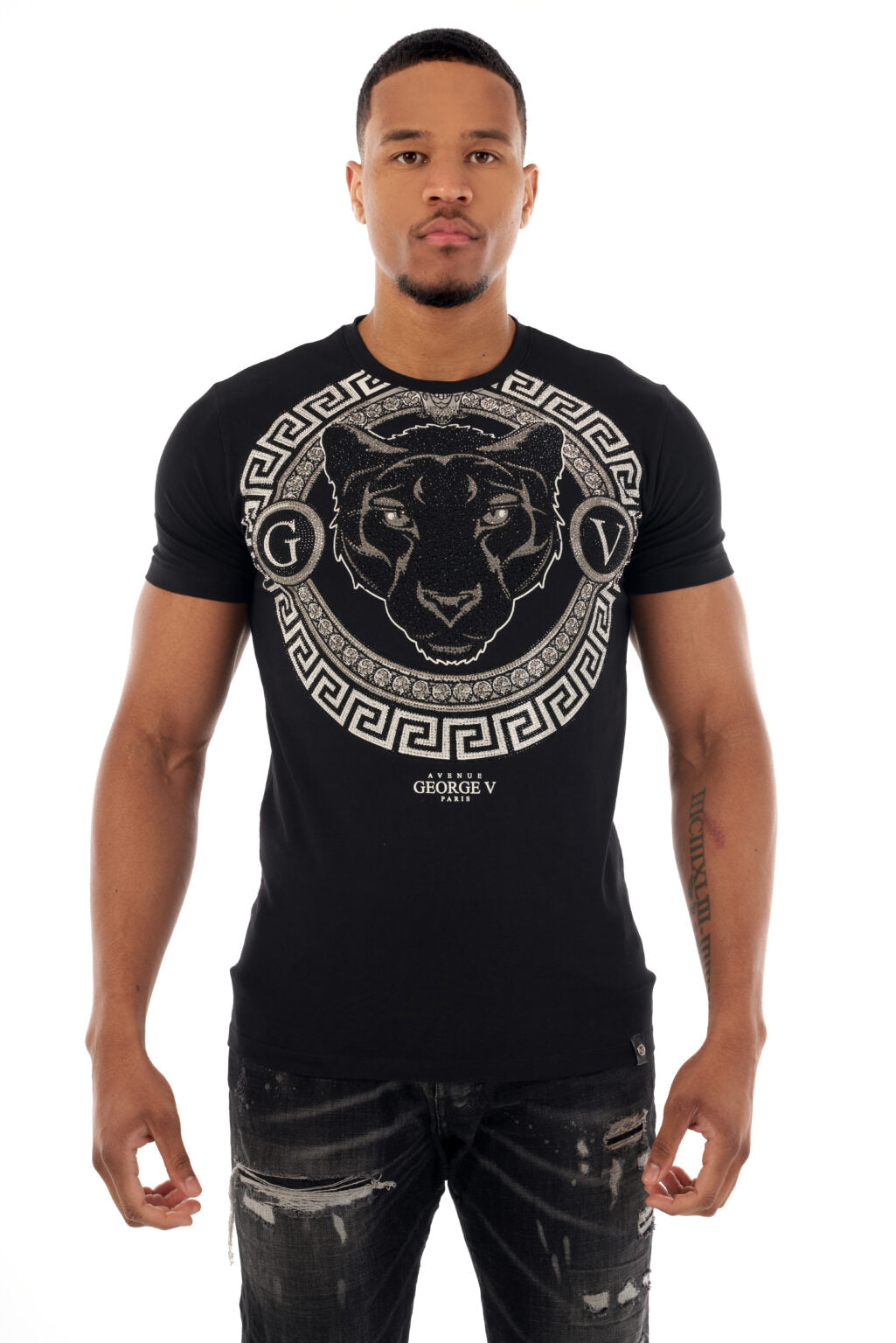 T-SHIRT GV BAROQUE PANTHER