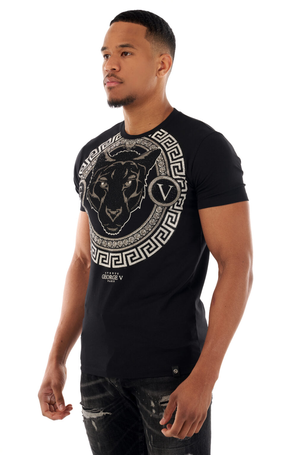 T-SHIRT GV BAROQUE PANTHER
