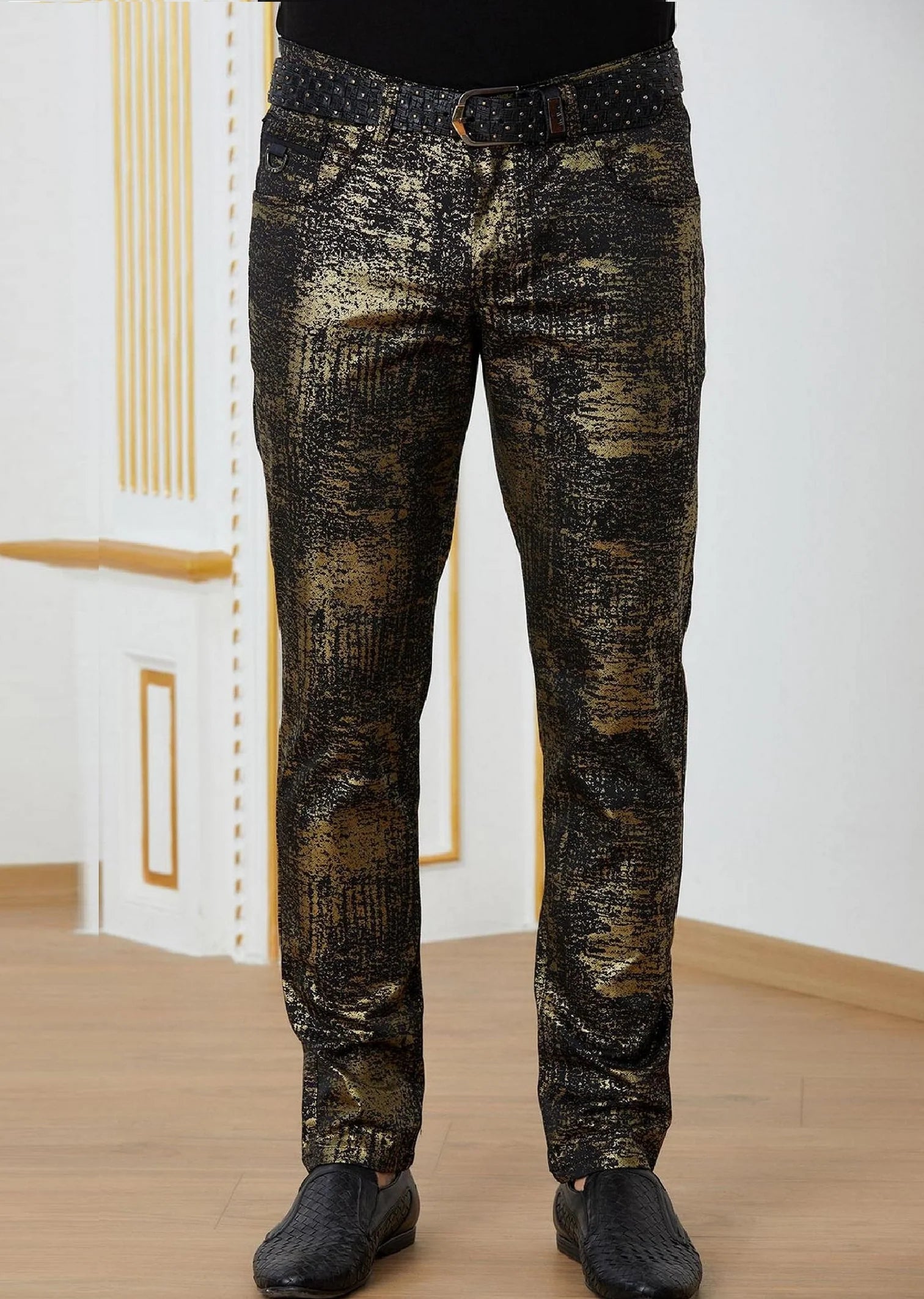 Foil Stretchy Pants