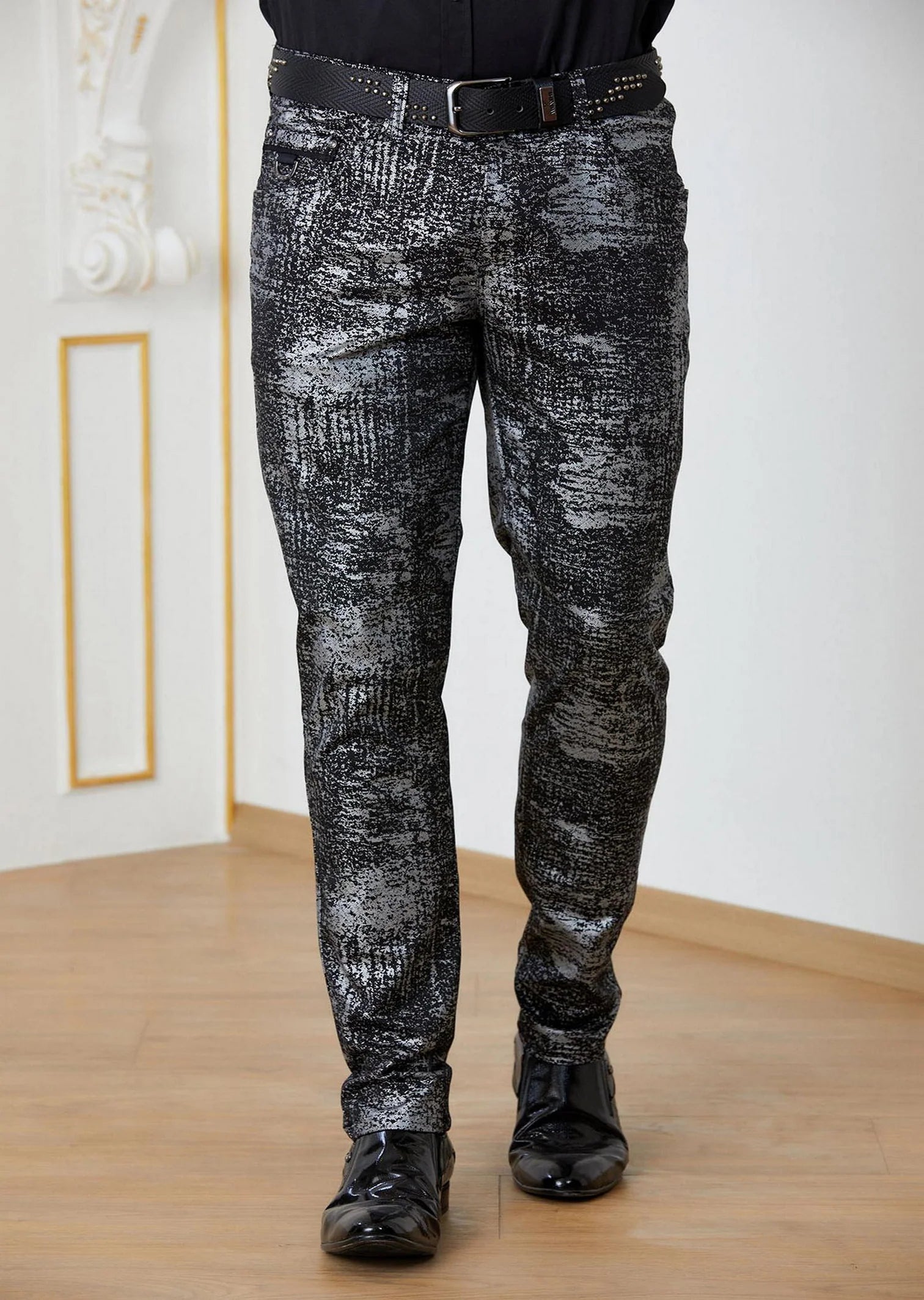 Foil Stretchy Pants