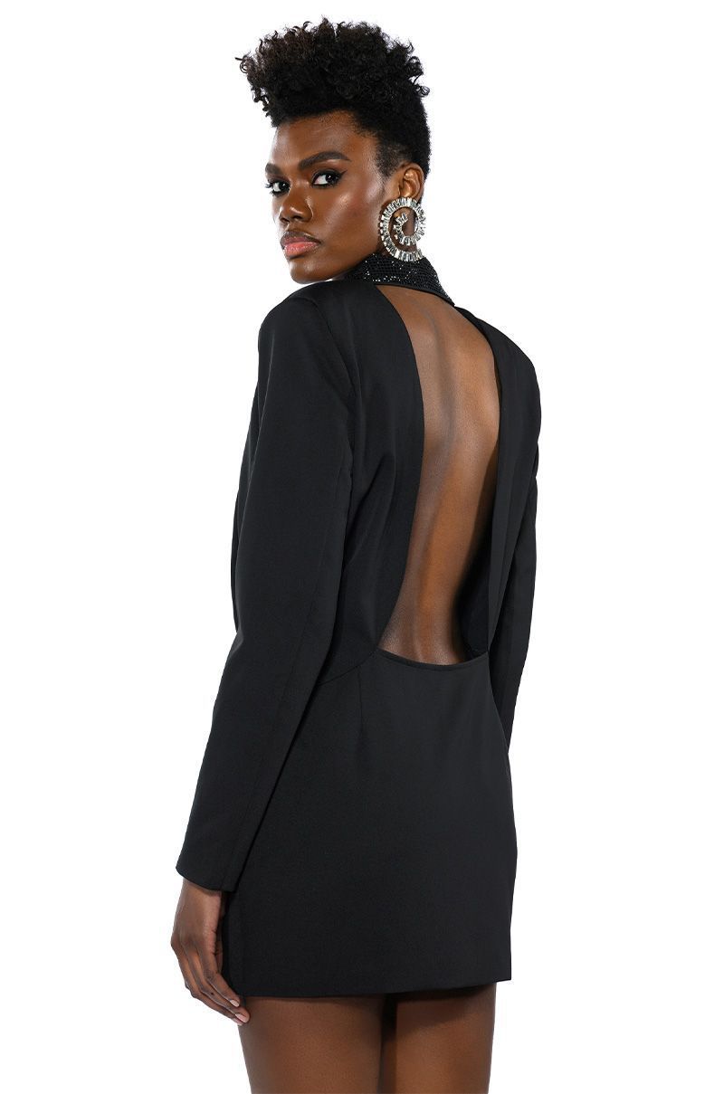 Sparkly lapel blazer
