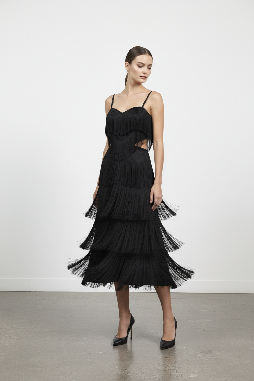 Black Swan Fringe M / Black