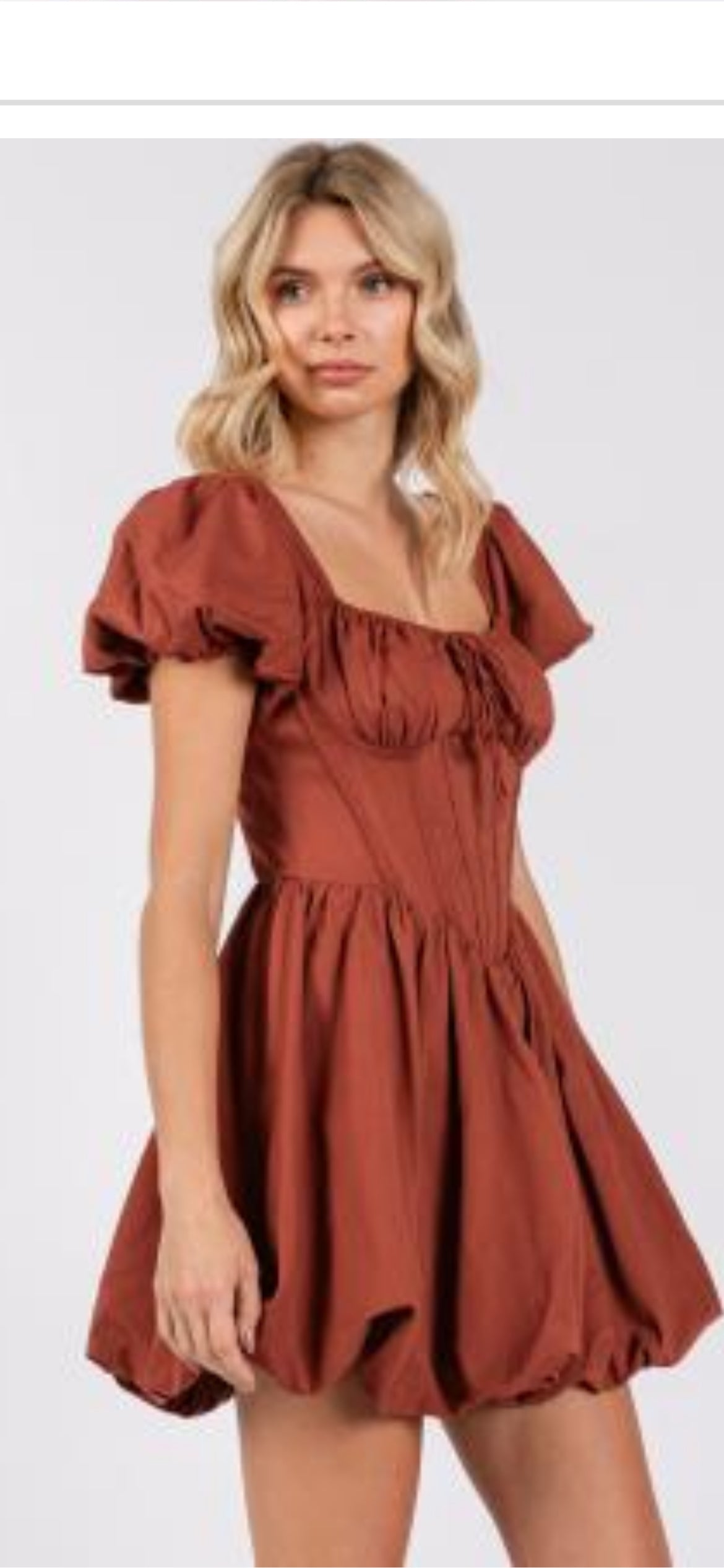 PUFF BALLON DRESS