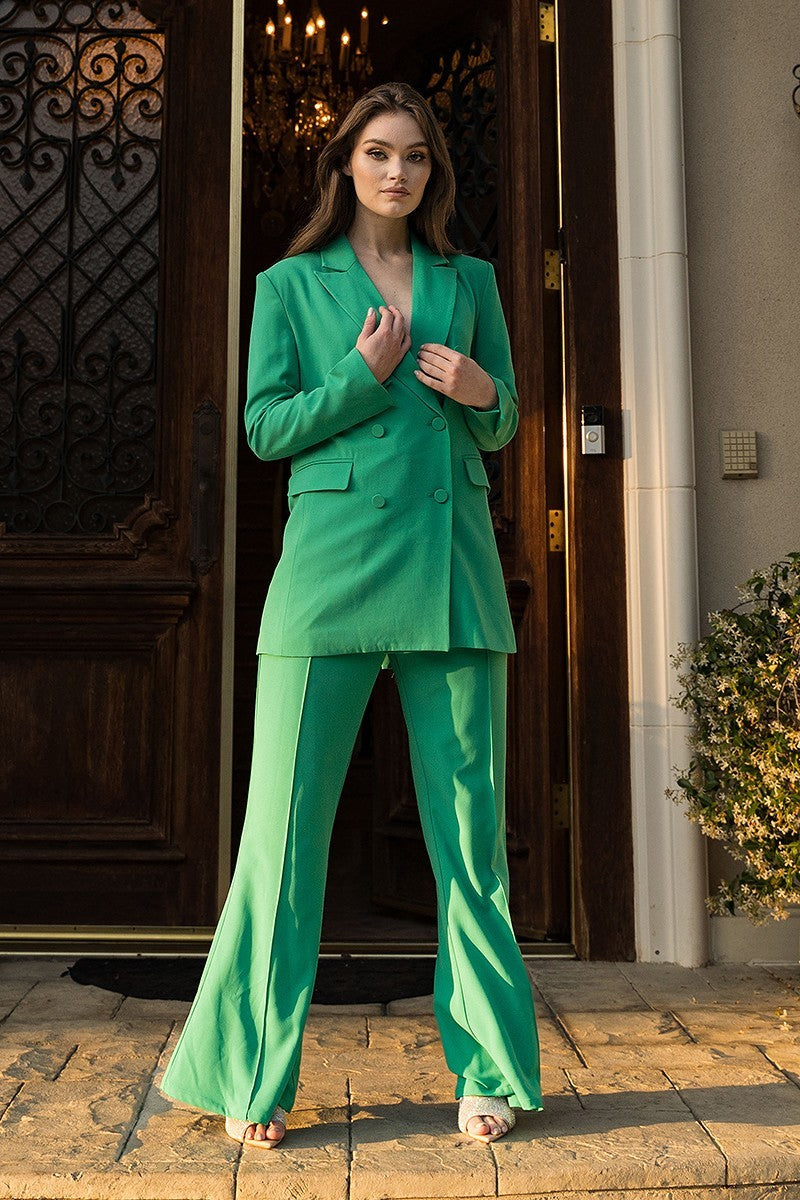 Emerald Green Stylish and Elegant Ensemble Suit