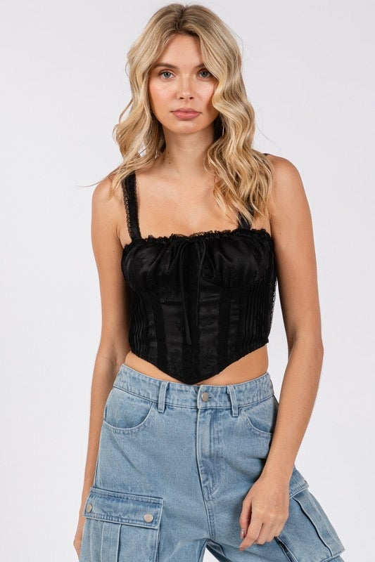 FITTED CORSET TOP